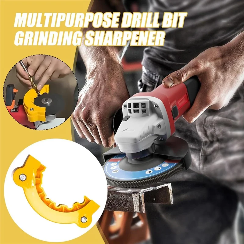 Portable Drill Bit Sharpener Tool Multiple Sizes Precision Grinding Assistant Device