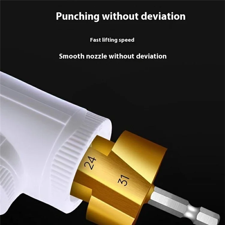 3 Flute 32mm HSS Hex Shank PPR Pipe Reamer Drill Bit Step Drill Hole Opener for Water Pipe Expansion