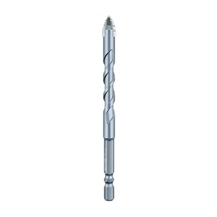 12mm Legierungsstahl-Vierschneiden-Sägezahn-Exzenter-Bohrer für Glas, Fliesen und Keramik Bohrwerkzeug