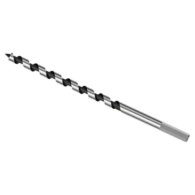 12x350mm Deep Hole Extended Auger Drill Bit Woodworking Hex Shank Bit for Electric Drill / Bench Drill