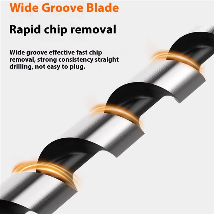 18 x 460mm Deep Hole Extended Auger Drill Bit Woodworking Hex Shank Bit for Electric Drill  /  Bench Drill