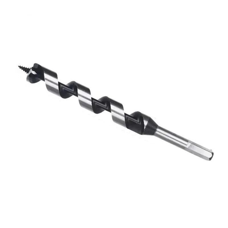 25 x 350mm Deep Hole Extended Auger Drill Bit Woodworking Hex Shank Bit for Electric Drill / Bench Drill