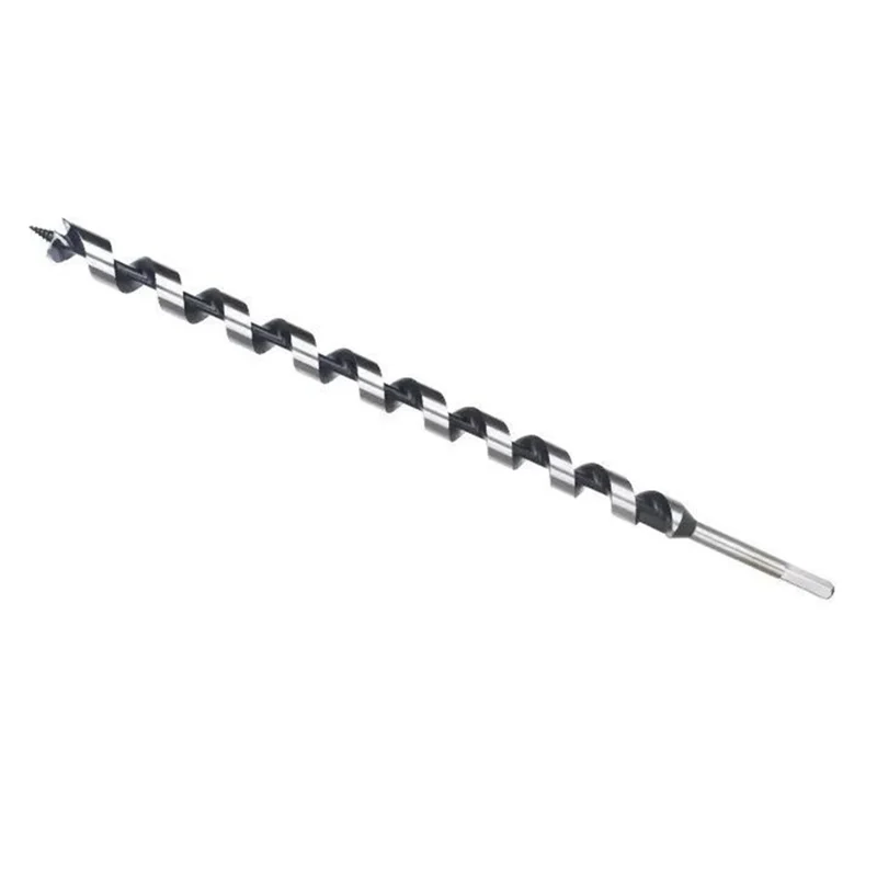 Broca de barrena extendida de 25 x 600 mm para taladro eléctrico / taladro de banco con vástago hexagonal para trabajos en madera