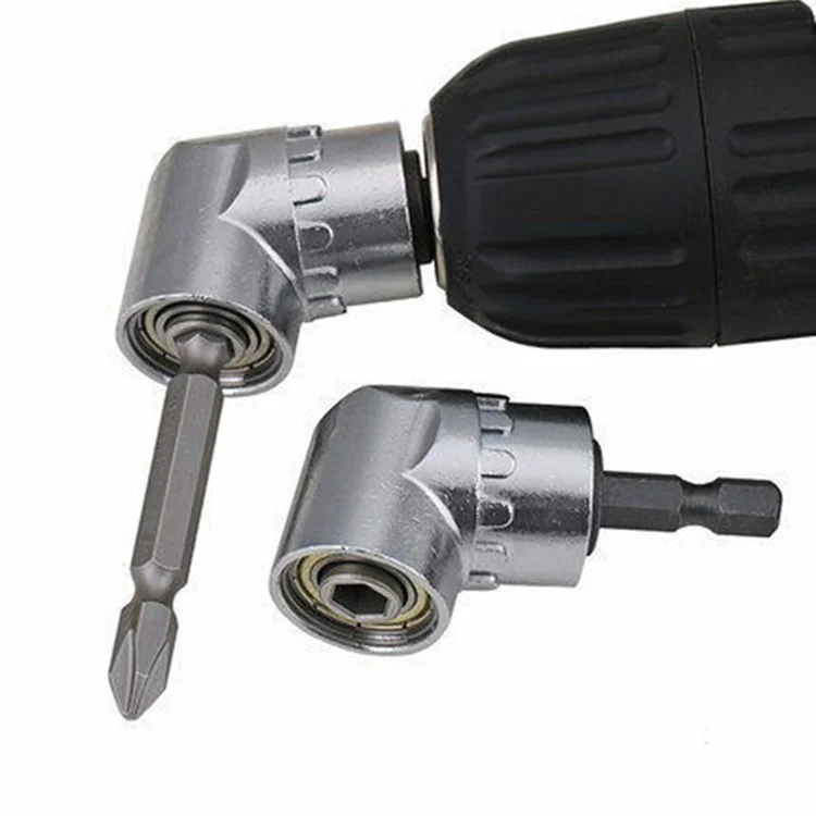 Adaptateur de perceuse à angle de 105 degrés, rallonge pour tournevis à douille et support d'embout