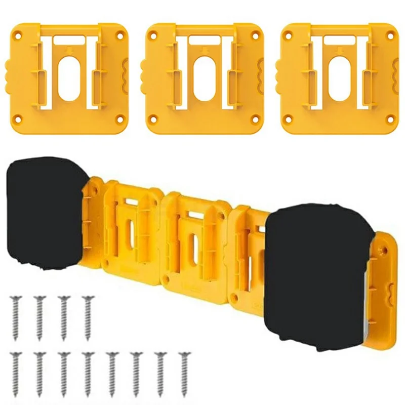 Soporte de Pared RIS-D-1 3 Unidades para Almacenamiento de Baterías Dewalt 20V / 60V DCB200