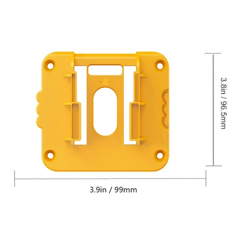 RIS-D-1 5Pcs For Dewalt 20V / 60V DCB200 Battery Holder Wall Storage Mounts Battery Rack