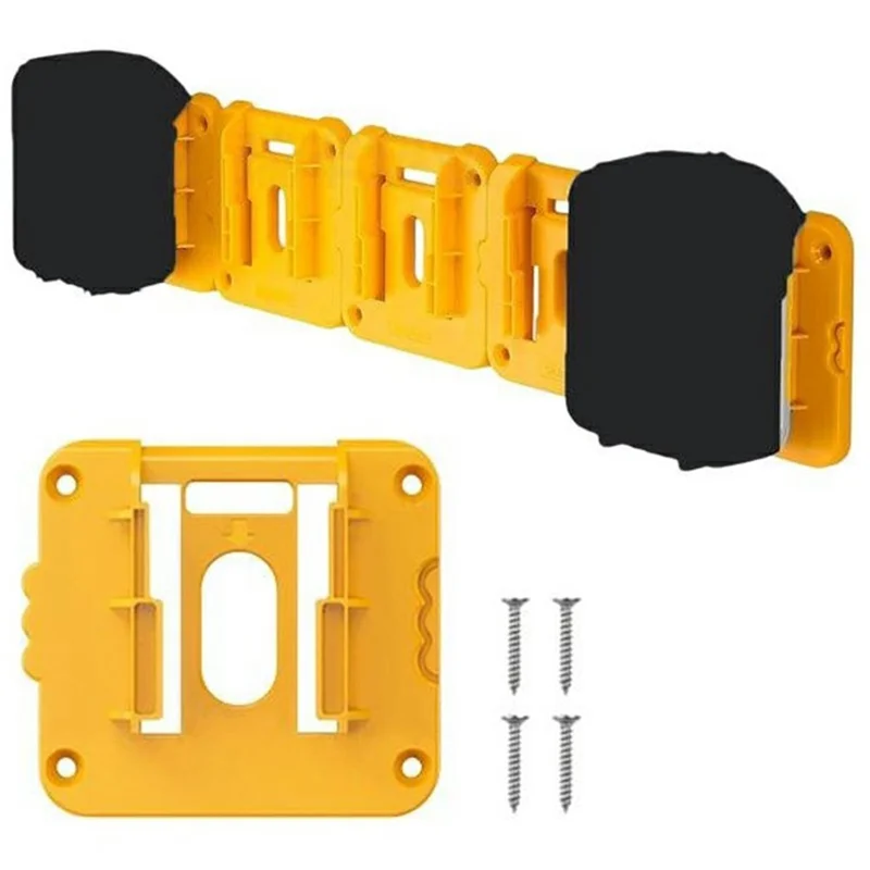 RIS-D-1 1Pc For Dewalt 20V / 60V DCB200 Battery Holder Wall Storage Mounts Battery Rack