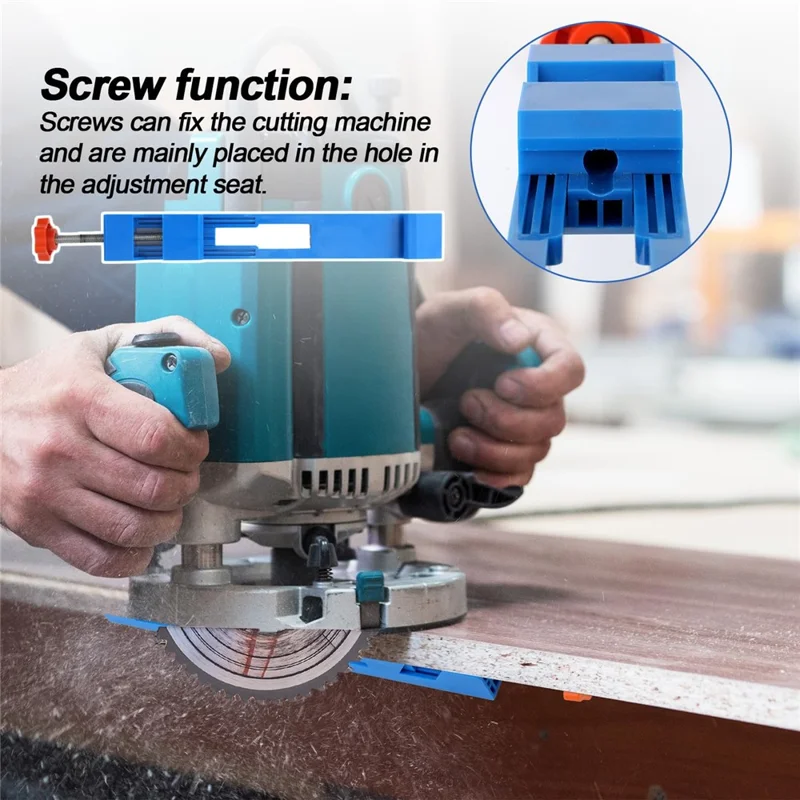 Adjustable Woodworking Saw Fence Lightweight Positioning Guide Rail For Cutting Machine Base Accessories