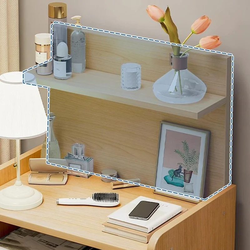 C22 Single Drawer Bedside Table Wide Storage Cabinet Multipurpose Nightstand, 40 x 32 x 70cm - Warm White