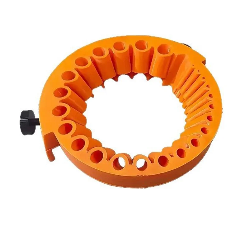 Multi-Size Drill Bit Sharpener Grinding Tool Auxiliary Drill Grinder Thickened Angle Grinder Drill Bit Sharpener - Orange