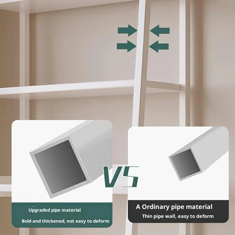 D20 50 x 70cm 3 Layers Floor Standing Display Shelf Trapezoid Bookcase Minimalist Storage Rack