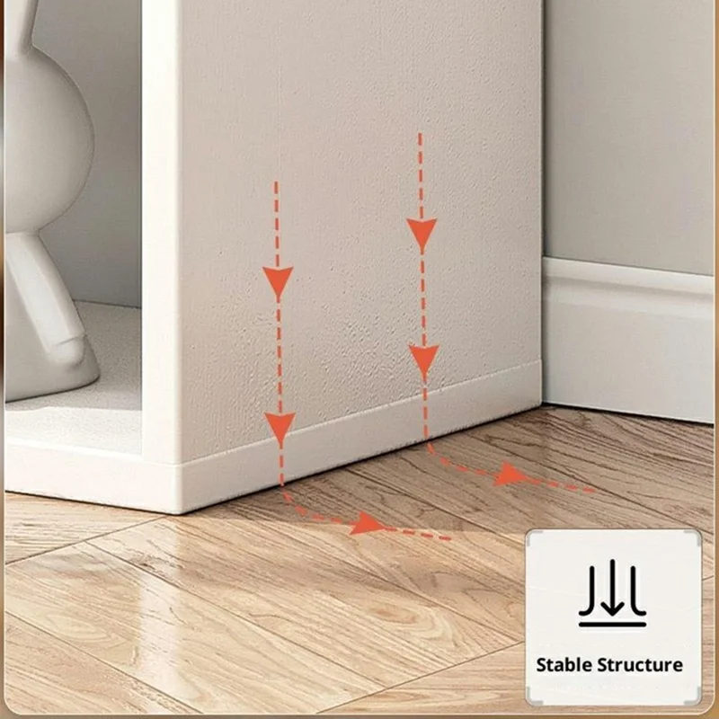 D23 120 x 20 x 60cm 8 Scomparti Armadio di Stoccaggio Scaffale Espositivo per Soggiorno Libreria in Legno - Colore del Legno