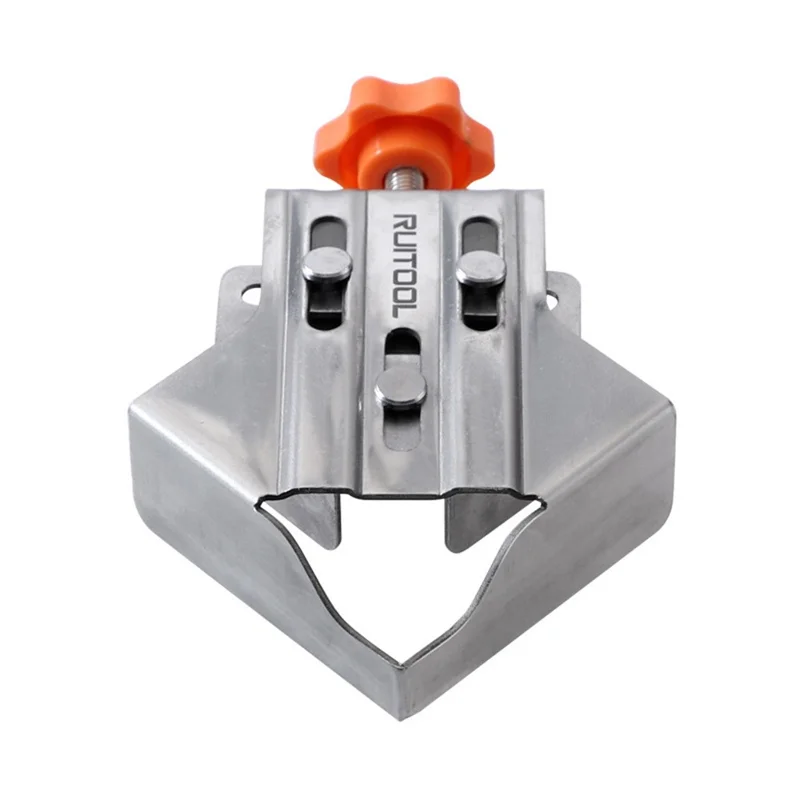 Stainless Steel Right Angle Clamp 90° Woodworking Tool Quick Grip Frame Splicing Positioner - Closed Right Angle Clamp
