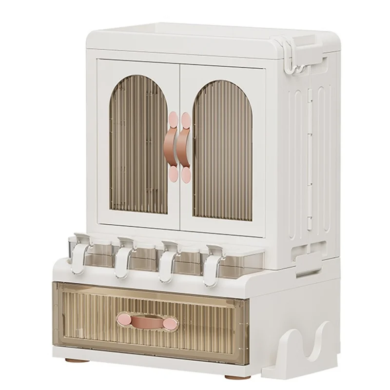 Kitchen Spice Rack Combo Set with Drawer Countertop Organizer Seasoning Container Sealed Storage Holder