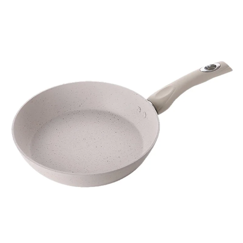 24 cm Maifanit-Antihaftbratpfanne, Mehrzweckpfanne mit Deckel und Holzspatel für Induktions- und Gasherd