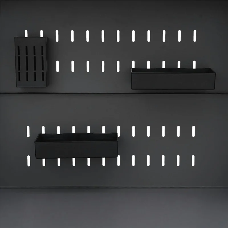 80×42×160cm 5-Tier Carbon Steel Kitchen Storage Cabinet with Doors and Wheels Dish Storage Organizer for Microwave Oven - Black