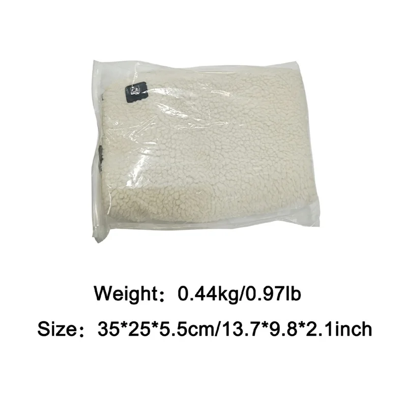 135x48cm Portable Heated Seat Cushion 3-Level Temperature Control Fleece Heating Pad for Sofa Camping Fishing