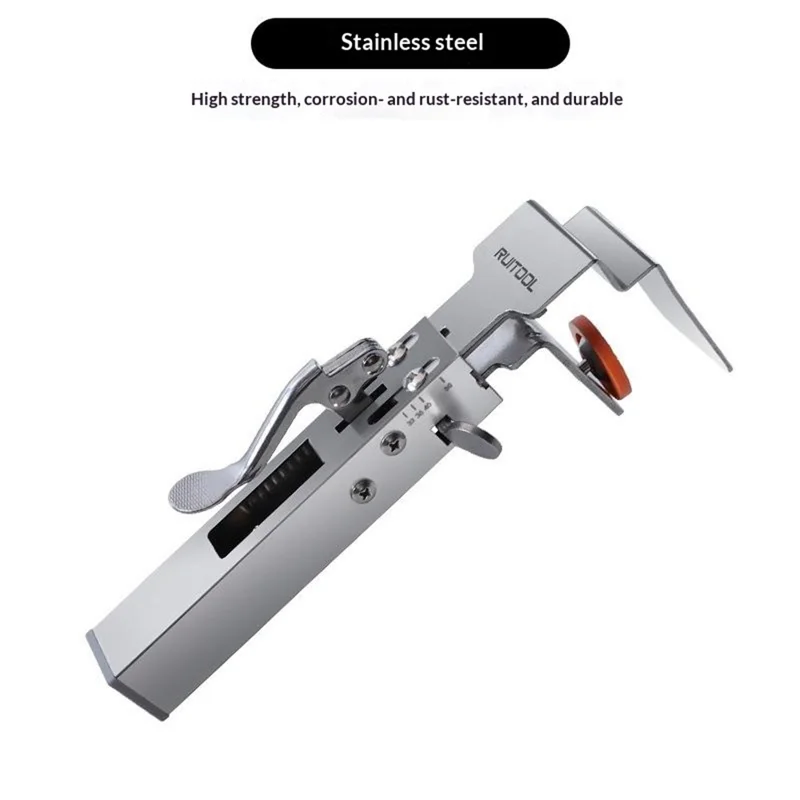 RUITOOL Stainless Steel Adjustable Drawer Installation Clamp 21-50mm Thickness Range Woodworking Tool for Cabinet