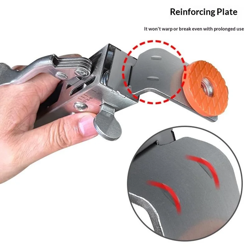 RUITOOL Stainless Steel Adjustable Drawer Installation Clamp 21-50mm Thickness Range Woodworking Tool for Cabinet