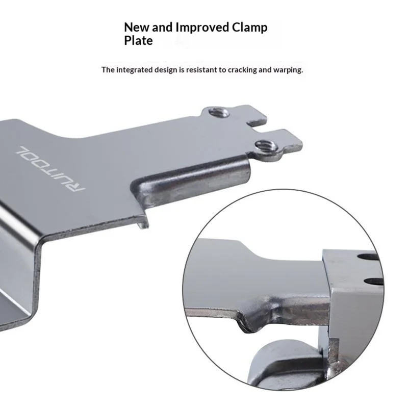RUITOOL Stainless Steel Adjustable Drawer Installation Clamp 21-50mm Thickness Range Woodworking Tool for Cabinet