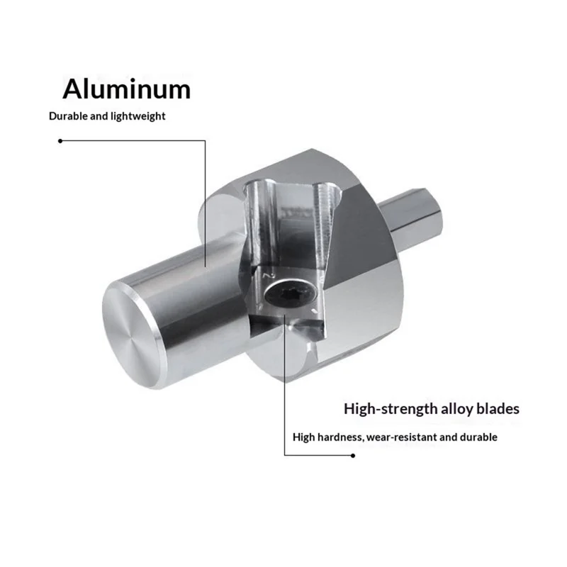 RUITOOL Aluminum Alloy Vertical Drilling Positioning Tool Kit Hole Saw Chamfering Woodworking Tool Set - 20mm Hole  /  Long Drill Bit