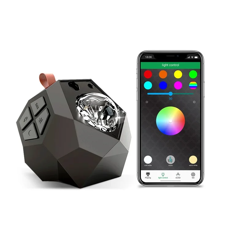 Equantu SQ959 Portátil Starry Sky Projeção Lâmpada Alcorão Bluetooth Player Music Player