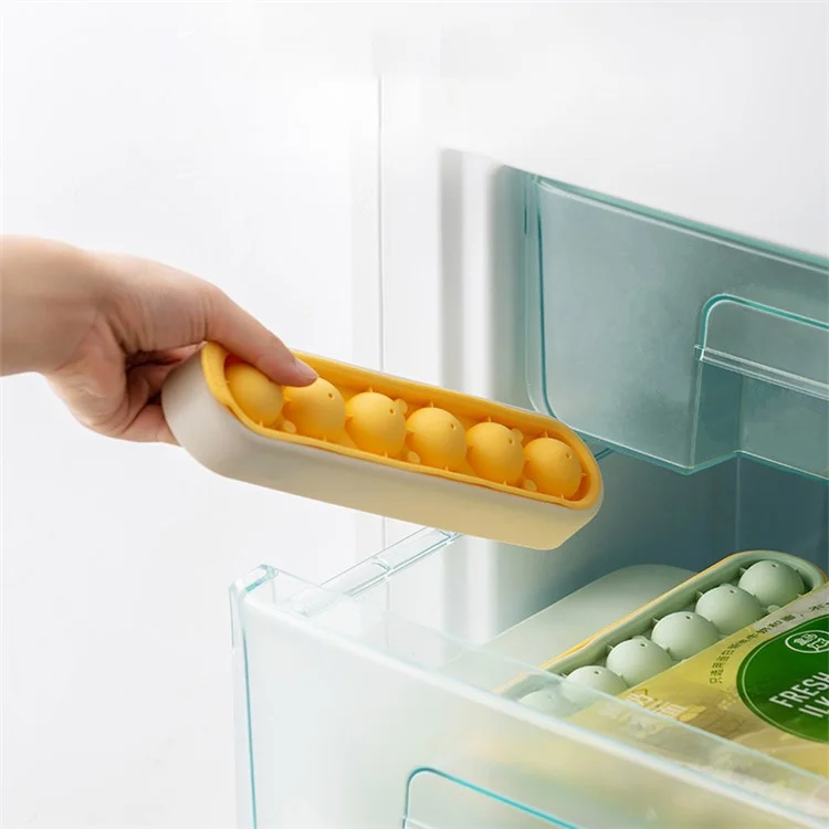 PP Ice Mold Ice Ball Maker Ice Cube Tray for Whiskey / Cocktails / Bourbon / Wines / Juice / Soda (sin certificado de la FDA, libre de BPA) - Gris