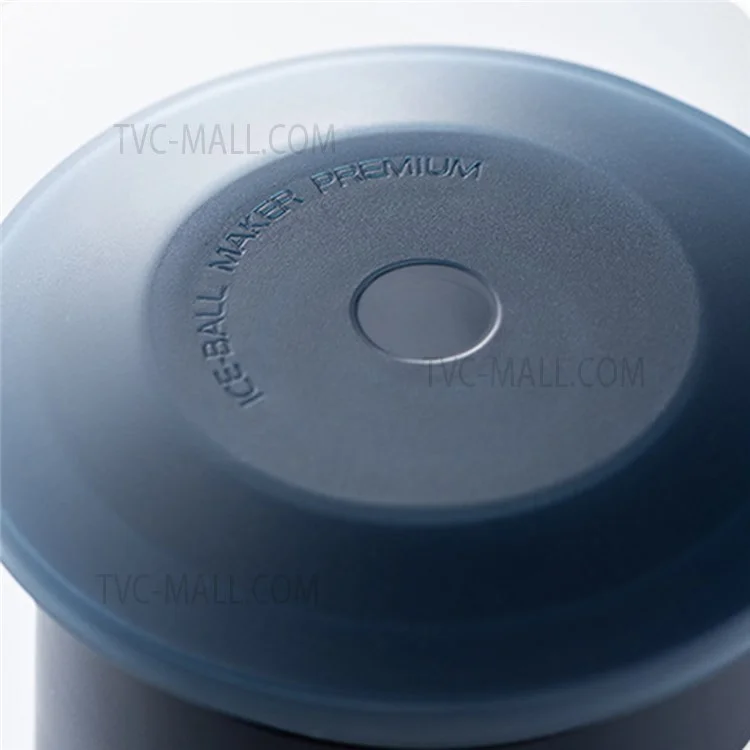 Réfrigérateur Rond À Glace Ronde Réfrigérateur À Glace À Glace Avec Couvercles De Cocktail De Whisky (sans BPA, Aucun Certificat FDA) - Bleu Foncé