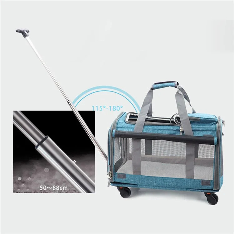 Wholesale Customize LDLC QS017 Portable Travel Breathable Mesh Design Pet Carrier Bag Dog Cat