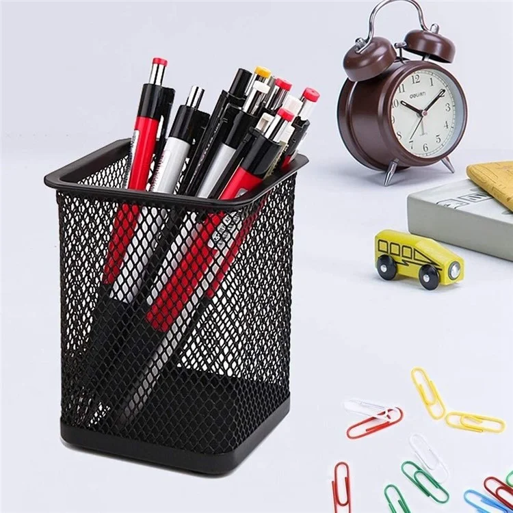 Mesh Pen Pen Desk Copa de Lápiz Pencil Pen Pen Pen Pen Organizer