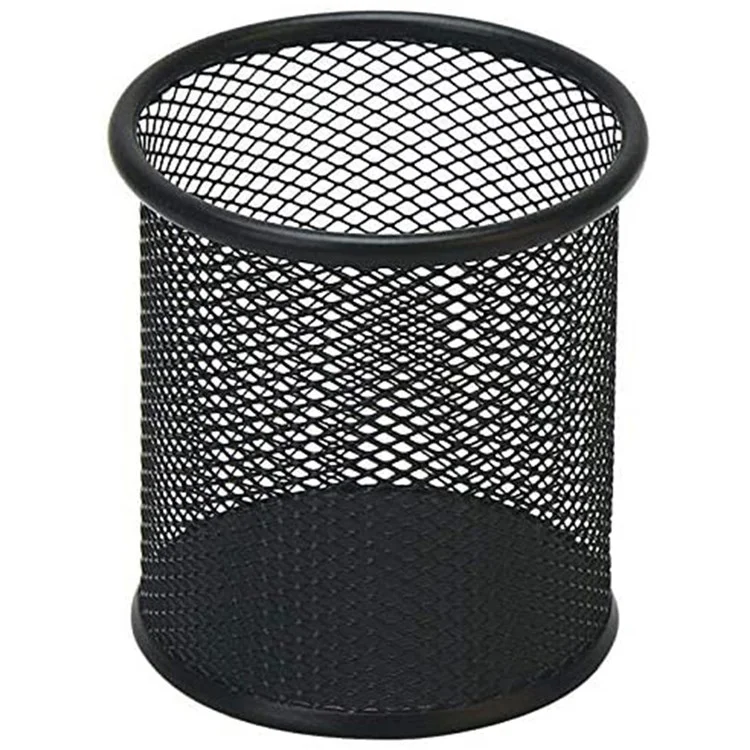 Pencil Holder Metal Pencil Cup Mesh Makeup Brush Pen Organizer for Home, Office and School