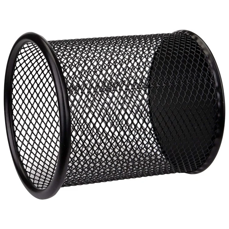 Pencil Holder Metal Pencil Cup Mesh Makeup Brush Pen Organizer for Home, Office and School