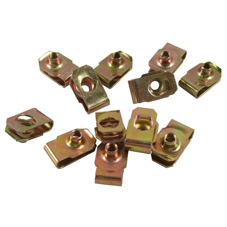 A7573 115pcs M4 M5 M6 M8 Hammerkopf Drop U-nuss-clip-sortiment-kit Mit Kunststoffbox