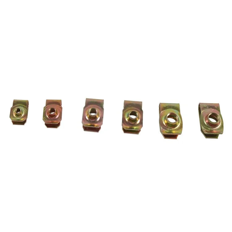 A7573 115pcs M4 M5 M6 M8 Hammerkopf Drop U-nuss-clip-sortiment-kit Mit Kunststoffbox