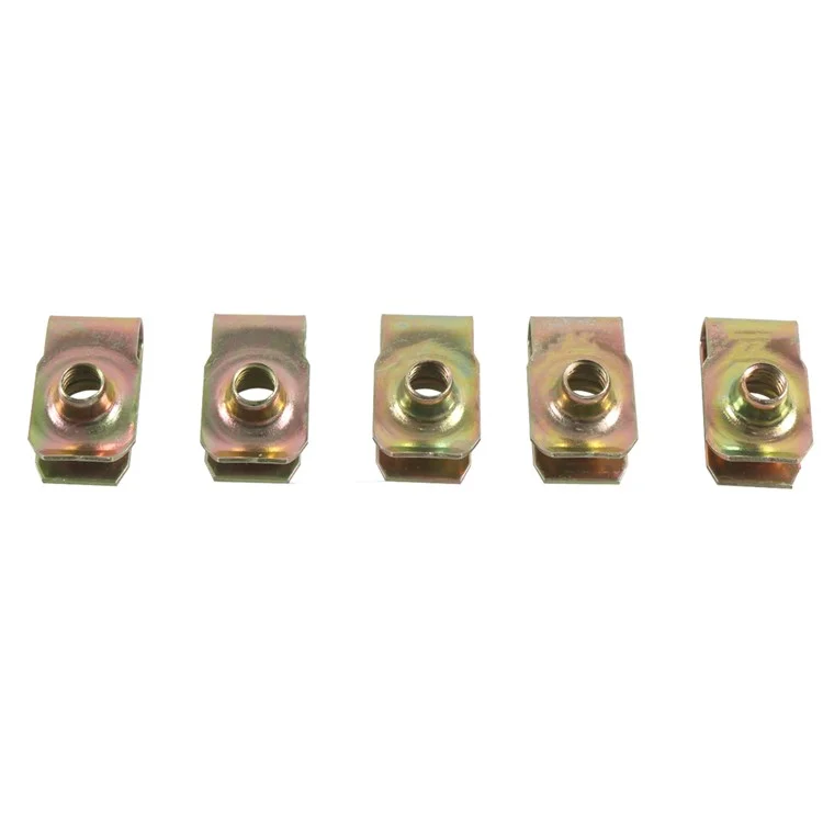 A7506 60PCS M4 M5 M6 M8 Couleur Zinc Tension Rose-nut Kit D'assortiment de Machines à Sous Avec Boîte en Plastique