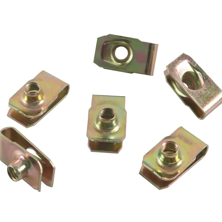 A7506 60PCS M4 M5 M6 M8 Couleur Zinc Tension Rose-nut Kit D'assortiment de Machines à Sous Avec Boîte en Plastique