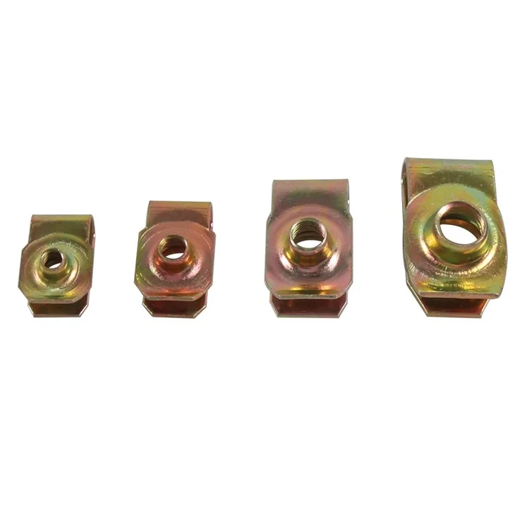 A7506 60PCS M4 M5 M6 M8 Couleur Zinc Tension Rose-nut Kit D'assortiment de Machines à Sous Avec Boîte en Plastique