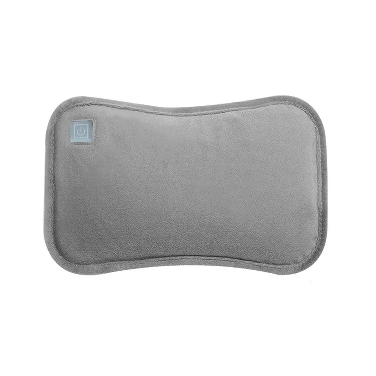 USB Heater Rechargeable Hand Warmer 3 Temperature Control Portable Electric Hand Warmer with Pocket - Grey