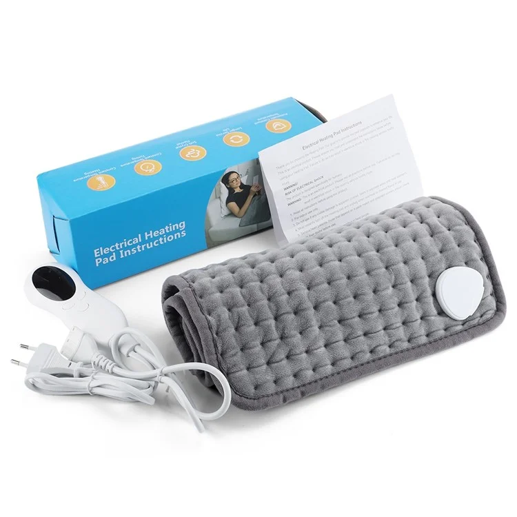 110V-240V Electric Heating Pad for Abdomen Waist Back Pain Relief 3 Timer 10 Heat Levels 12x24 inch Washable Physiotherapy Heat Pad - US Plug