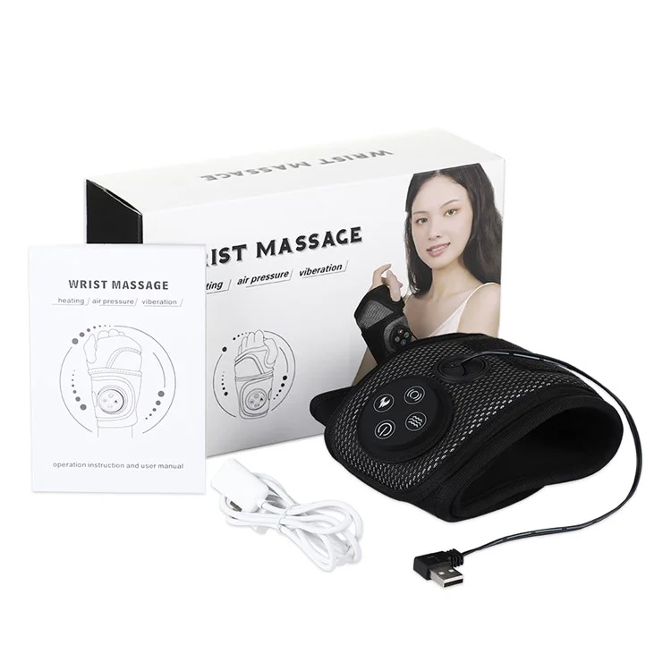 Braçadeira Inteligente KY-1042 Massageador de Pulso Tratamentos de Relaxamento Compressão de Mão Massageador de Ar Quente Compress Braçadeira de Aquecimento de Pulso Massageador