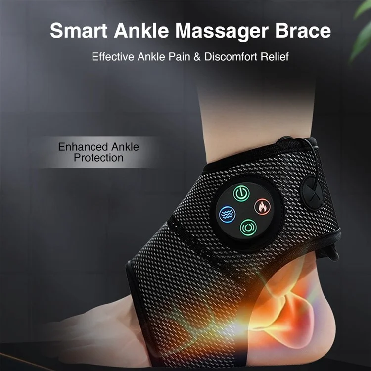 KY-1051 Smart Massaggio Caviglia Massaggiatore Compressione Tutore Caviglia Piede Massaggio Elettrico Vibrazione Caldo Compressione Riscaldamento Tutore Massaggio Caviglia