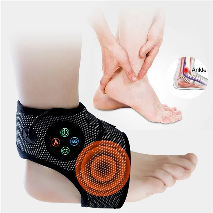 KY-1051 Smart Massaggio Caviglia Massaggiatore Compressione Tutore Caviglia Piede Massaggio Elettrico Vibrazione Caldo Compressione Riscaldamento Tutore Massaggio Caviglia