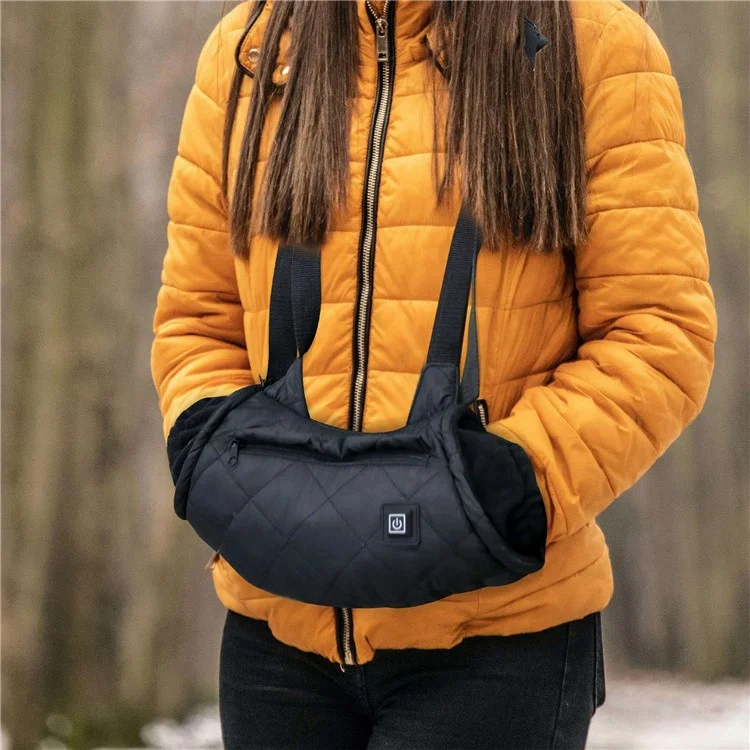 Electric Hand Warmer Rechargeable Heated Hand Muff with 3 Heat Modes Portable Graphene Hand Warmer Bag for Winter Outdoor Hunting Camping Football Golf - Camouflage Green