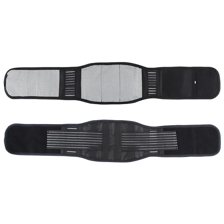 20 Magnets Self-heating Waist Brace Support Pain Relief Tourmaline Magnetic Therapy Lumbar Support Belt - L