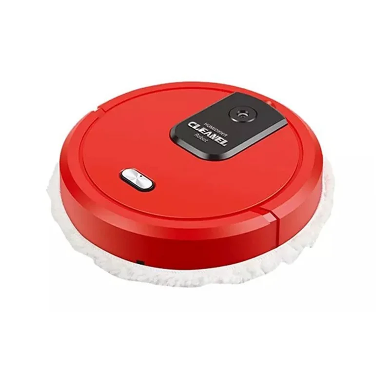 K555 Mop Cleaner Rechargeable Intelligent Sweep Vacuum Cleaner Humidifying Spray Robot Cleaner - Red