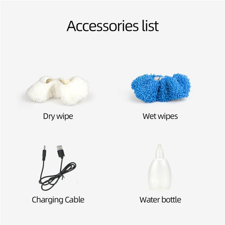 K555 Mop Cleaner Rechargeable Intelligent Sweep Vacuum Cleaner Humidifying Spray Robot Cleaner - White