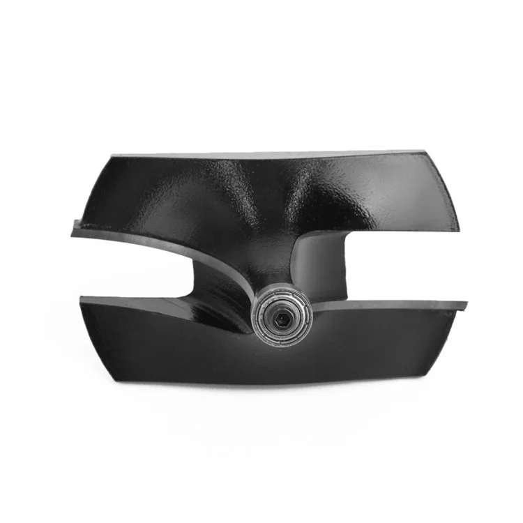 1 / 2 Inch Shank High Hardness Round Over Bit Tungsten Steel Alloy Cutter Wood Line Edge Trimmer for Woodworking - Black