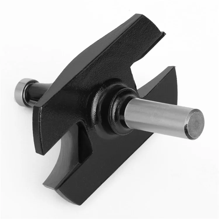 12mm Schaftrundfräser aus Wolframstahl-Legierung - Schwarz
