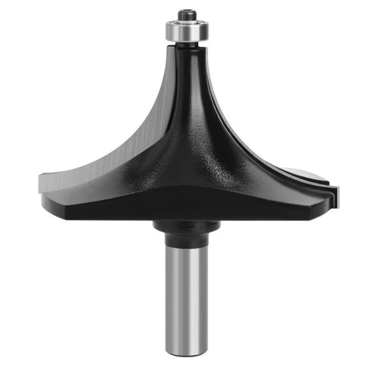 12mm Schaftrundfräser aus Wolframstahl-Legierung - Schwarz