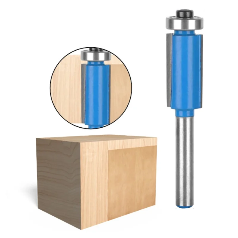 6mm Schaft Wolframstahllegierung Fräser Router Bit Gravurwerkzeuge Holz MDF Schnitzwerkzeug - 6x1 / 2x25.4mm